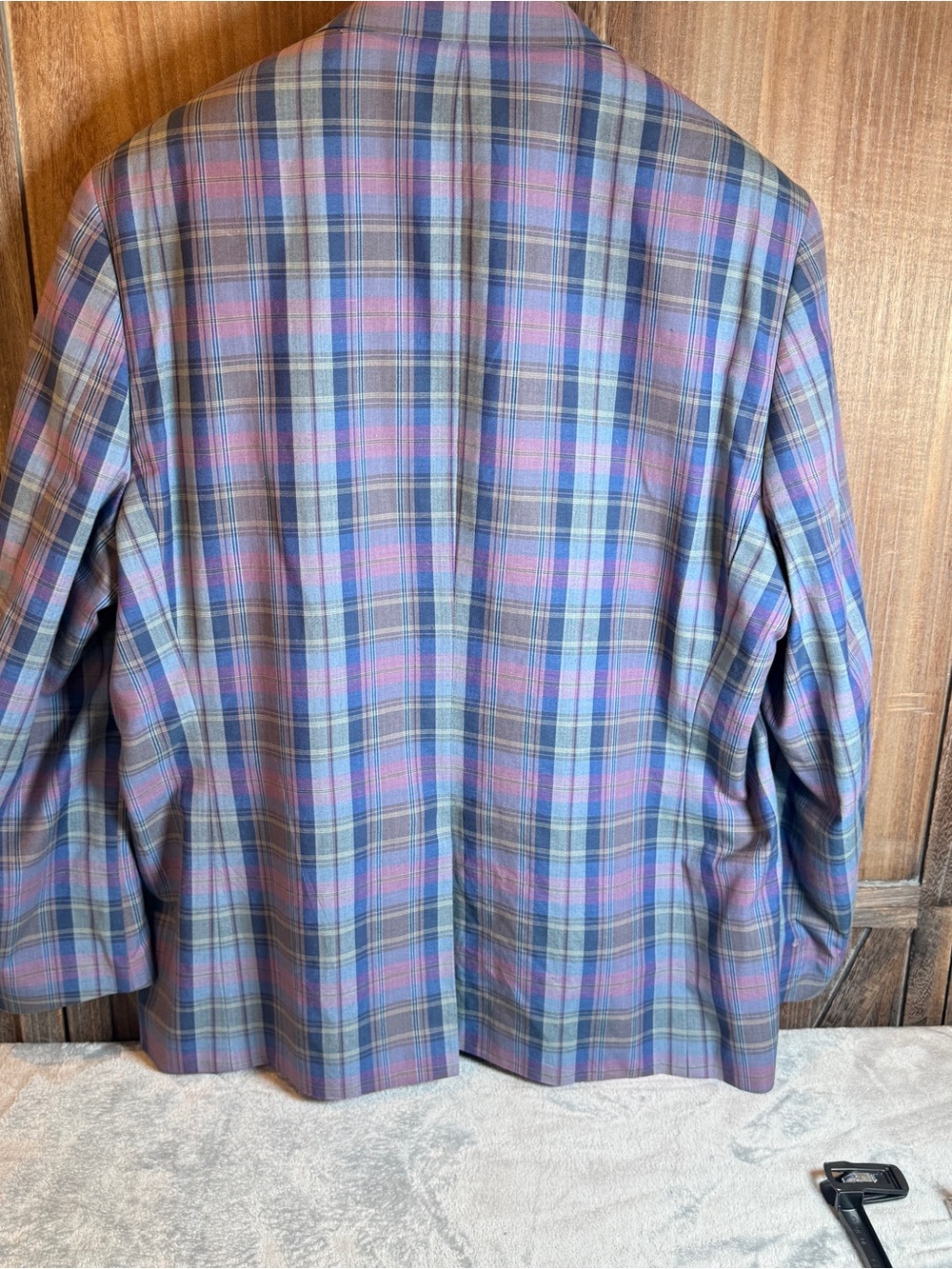 Ralph Lauren Multicolor Plaid Sport Coat in Blue and Pink - Picture 2 of 9